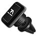 Tech Armor Universal Air Vent Magnetic Car Mount, Quick Snap w/Swivel for iPhone, Galaxy, Google, LG, More - Black