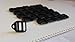 1 Inch Ladder Tension Lock - Triglide - Black (25 Pieces)