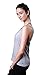 Queenie Ke Women's Yoga Shirts Sports Tops Super Soft Open Back Tank Size M Color Light Grey