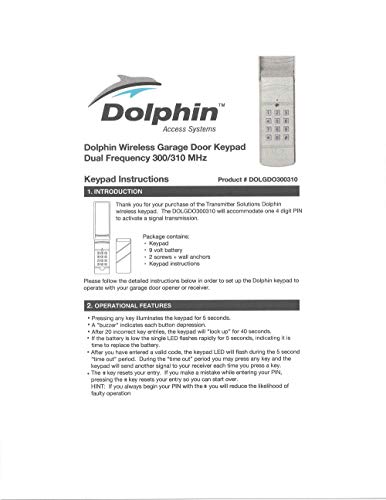 4 Linear+DNT00062+Compatible+Wireless+Keyless