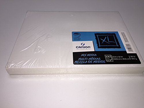 CANSON XL Series Mix Media Paper, 9" x 12"