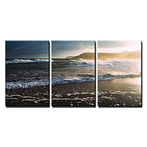 Seascape with Sea Waves x3 Panels