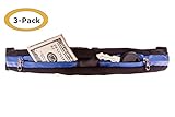 Fanny Pack Money Belt Travel running for Men and Women with Zippers