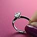 Aiyaya 1Carat Cut CZ Solitaire Bridal Ring Sz9