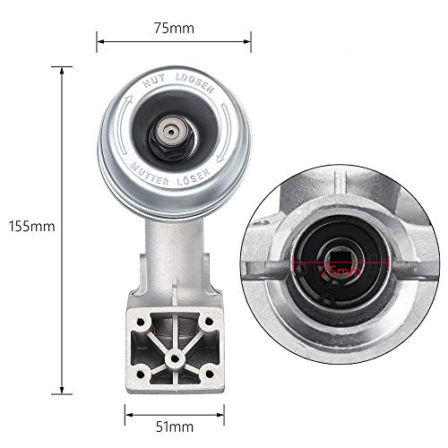 Lawnmower Gearbox Head Trimmer Replace Gear Head Gearhead Gearbox For Stihl FS 56 56R 56CE