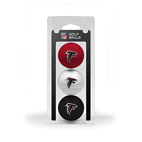 Team Golf NFL Regulation Size Golf Balls, 3 Pack, Full Color Durable Team Imprint