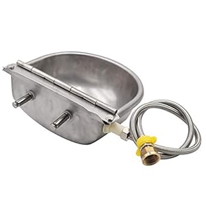M.Z.A - Boccale d'acqua in acciaio inox con tappo di scarico, connettore, tubo intrecciato e viti di montaggio per… Marca: M.Z.A M.Z.A - Boccale d'acqua in acciaio inox con tappo di scarico, connettore, tubo intrecciato e viti di montaggio per…