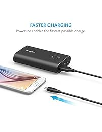 Anker [3 unidades Powerline Micro USB (3ft)   Cable de carga para Samsung, Nexus, LG, smartphones Android y más (negro)