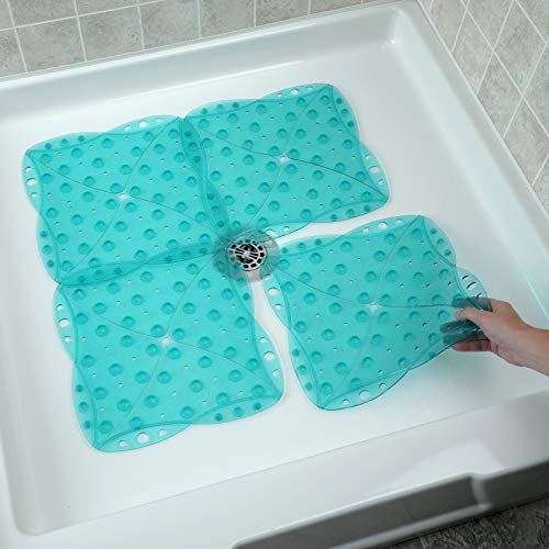 SlipX Solutions Versatile Expandable Bath & Shower Safety Mat System with Microban Protection