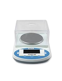 JoanLab balanza analítica con precisión digital, de 35 x 0.00035 oz, escala de laboratorio, escala autocalibrante