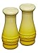 Le Creuset Stoneware Salt and Pepper Shakers, Soleil