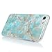 iPhone 7 Case, iPhone 8 Blue Marble Case, Mavis's Diary Ultra Thin Shockproof Flexible Smooth TPU Soft Case Rubber Skin Anti-Fade Scratchproof Full Protection Cover for iPhone 7/8