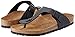 Birkenstock Women's Gizeh Cork Footbed Thong Sandal Black 40 M EU
