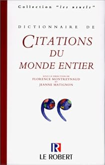 Dictionnaire De Citations Du Monde Babelio