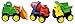 Kidoozie Little Tuffies - Teaches Beneficial Roleplay and Employs Tactile Engagement - For Ages 18 Months and Up