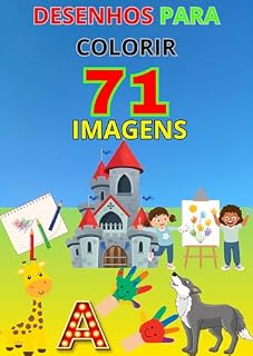 Livro Desenhos para colorir 71 imagens