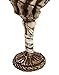 Atlantic Collectibles Graveyard Ossuary Skeletal Hand Grasping 6oz Wine Chalice Goblet
