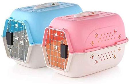 Pets Empire Portable Pet Carrier Travel Kennel Cage Crate Carrier Box for Cat and Puppy (Pink)