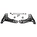 Evan Fischer Kit Front, Left and Right Control Arm Compatible with Volkswagen Jetta 1993-1998 Cabrio 1995-2002, Golf 1993-1999 1H0407151, 357407365, 1H0422803, 1H0422804, 191411315