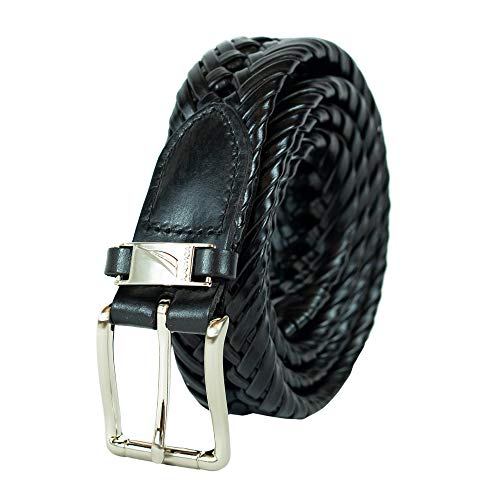 Nautica Men's  1 1/4 in. Braided Belt,Black,36
