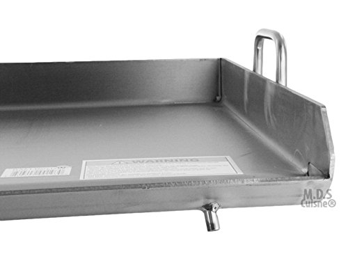 Griddle Grill Stainless Steel Plancha BBQ Heavy Duty Comal Outdoor Stove New - Thumbnail 2