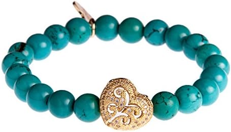 Feel Positive Turquoise Heart-Full