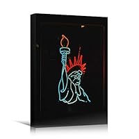 Canvas Wall Art Light Quotes Bedroom Industrial Inspirational Modern Art Multicolor Neon Photography Quotes Urban - 12x18 inches