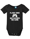 Player three has entered the game Onesie Funny Bodysuit Baby Romper