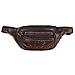 Home-X - Genuine Leather Lambskin Waist Bag Fanny Pack, The Perfect to-Go Travel Bag for Men and Women of All Ages, Brown