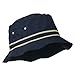 e4Hats.com Striped Hat Band Fisherman Bucket Hat