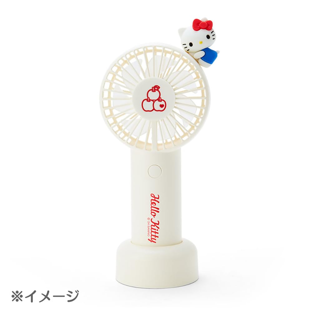 Sanrio Cinnamoroll 2-Way Fan - Cinnamoroll Character, 7.1 x 3.9 x 1.6 inches (18 x 10 x 4 cm)