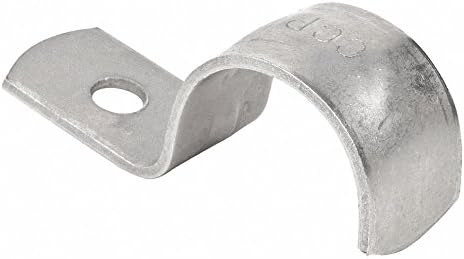 One Hole Conduit Strap, Stainless Steel
