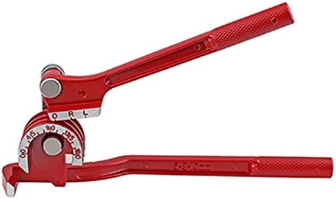 Prostormer 3 IN 1 Tubing Bender 6Mm/8Mm/10Mm Forming Bending Bender Tool Pliers Manual Pipe Bender Aluminum Copper Pipe Bender red