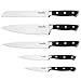 Knife Set,Kitchen Knife Set - Bluesim 5 Piece Matt Black Handle Knives Sets Including Carving Utility Chef and Paring Knives,Chef Knife Set with Gift Box Packaging (knife set 2)