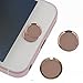 Pack of 2 ROSE Gold iPad Home Button Sticker ,support Fingerprint Indentification Touch ID FOR iPhone se iPhone 6/6s iPhone 6 plus/6s plus ( 2 Rosegold, 1 with Gold Ring , 1 with Rose Gold Ring )