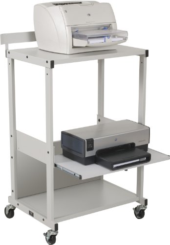 image for Balt Max STAX Stand Up Workstation Or Dual Printer/Fax Machine Stand, 