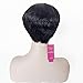 HOTKIS Red Short Pixie Wigs Human Hair for Black Women Short Wigs Human Hair Pixie Cut Wigs for Black Women