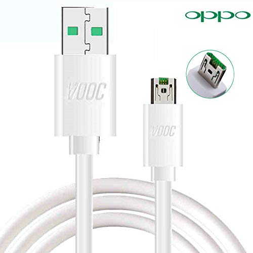 BRAND.COM COMPATIABLE for Oppo F3 Plus USB VOOC Charging Cable for Mobile, Power Bank, Car Plug Cable Speed Upto 4Amp Hi