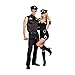 Dreamgirl Adult Mens Dirty Cop Officer Costume, Dirt Cop Officer Ed Banger Halloween Costume - Medium