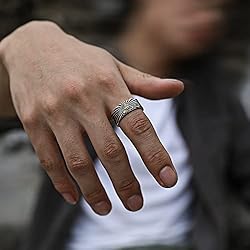 Men's Vintage Eye of Ring 925 sterling silver