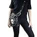 steel master Punk Skull Waist Bags Leg Holster Retro Bags Goth Shoulder Waist Bags Packs