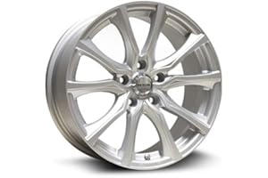 RTX Contour Alloy Wheel Rim Size 17x7.5 Bolt Pattern 5x114.3 Offset 40 Center Bore 67.1 Silver Center Caps Included Lug Nuts 