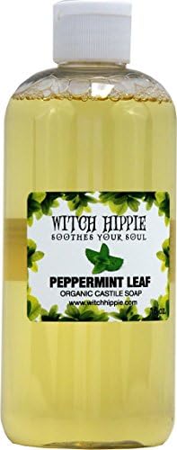Peppermint Leaf 16 fl oz Organic Liquid Soap by Witch Hippie