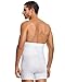 Leo Waist Slimmer Mens Underwear Girdle Compression - Tummy Control Shapewear Boxers Shorts For Men White