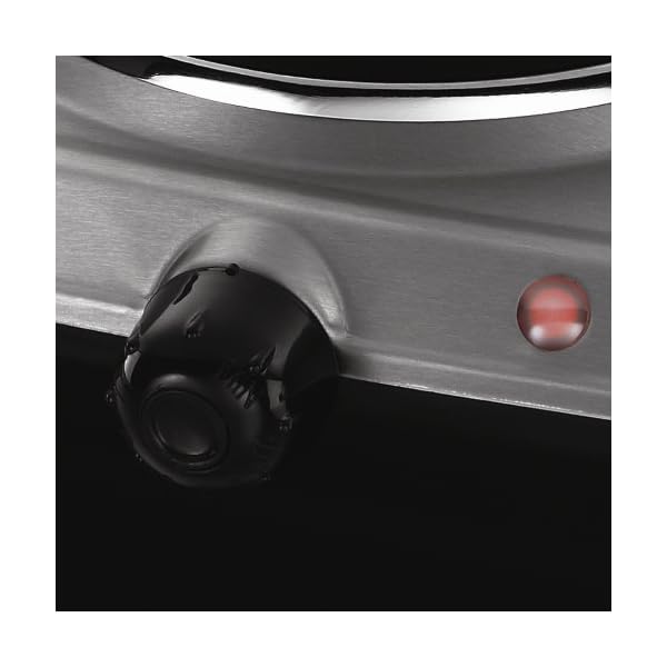 Russell Hobbs 2 Plate Mini Hot Plate Hob 15199, 1500 W - Stainless Steel