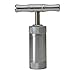 Bearfire Aluminum Metal Pollen Press Presser Compressor Herb Grinder Tobacco Spice Crusher Grinder (Size: 120 g, Color Silver)