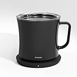 hurkins Smug, up to 149℉ Coffee Mug Warmer & Mug