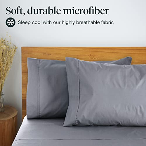 6 PC Bamboo Sheet Set w/ 18 inch Deep Pockets Eco Friendly, Wrinkle Free, Fade