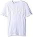 Calvin Klein Jeans Men's Short Sleeve Oversized Calvin Logo Crew Neck T-Shirt