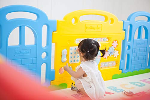 dwinguler castle playpen rainbow